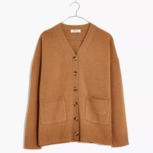 Madewell (Re)sourced Cashmere Ex-Boyfriend Cardigan Sweater